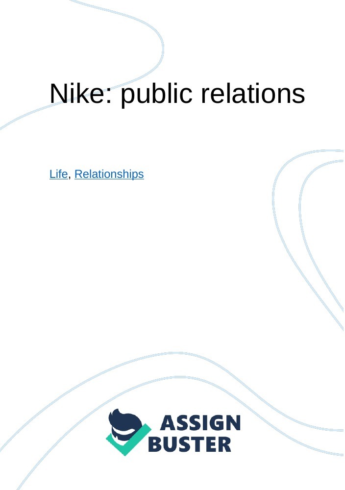 informative essay about nike