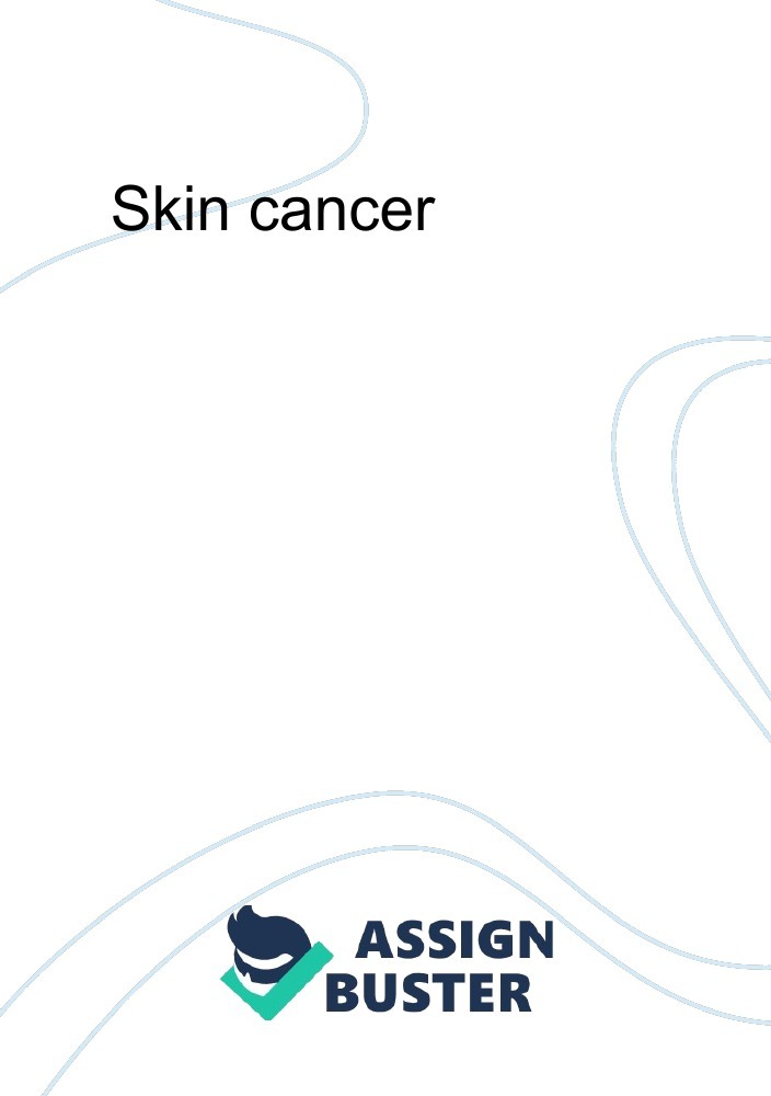 what is skin cancer essay
