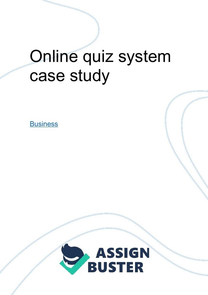 online quiz system thesis