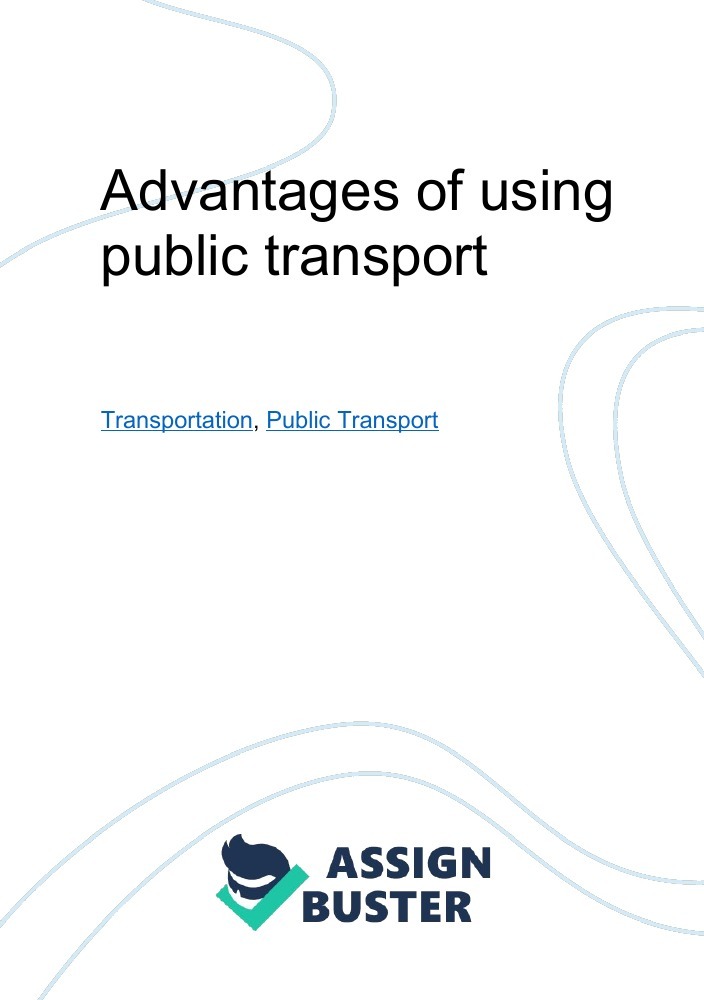 pros and cons of using public transport essay