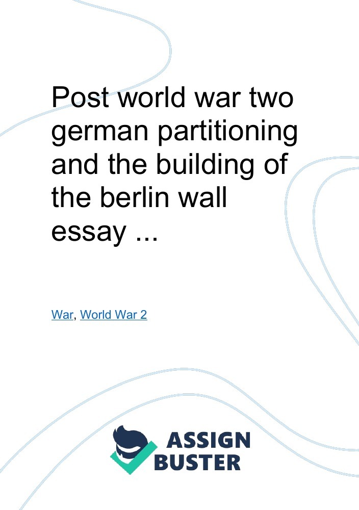 berlin essay deutsch