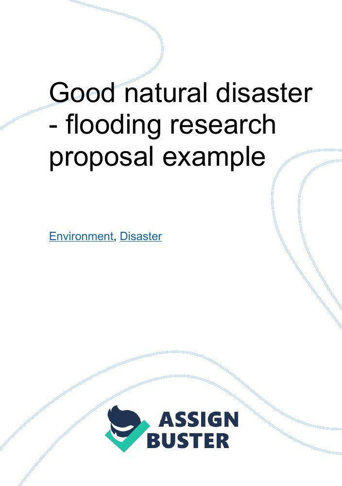 research proposal on floods