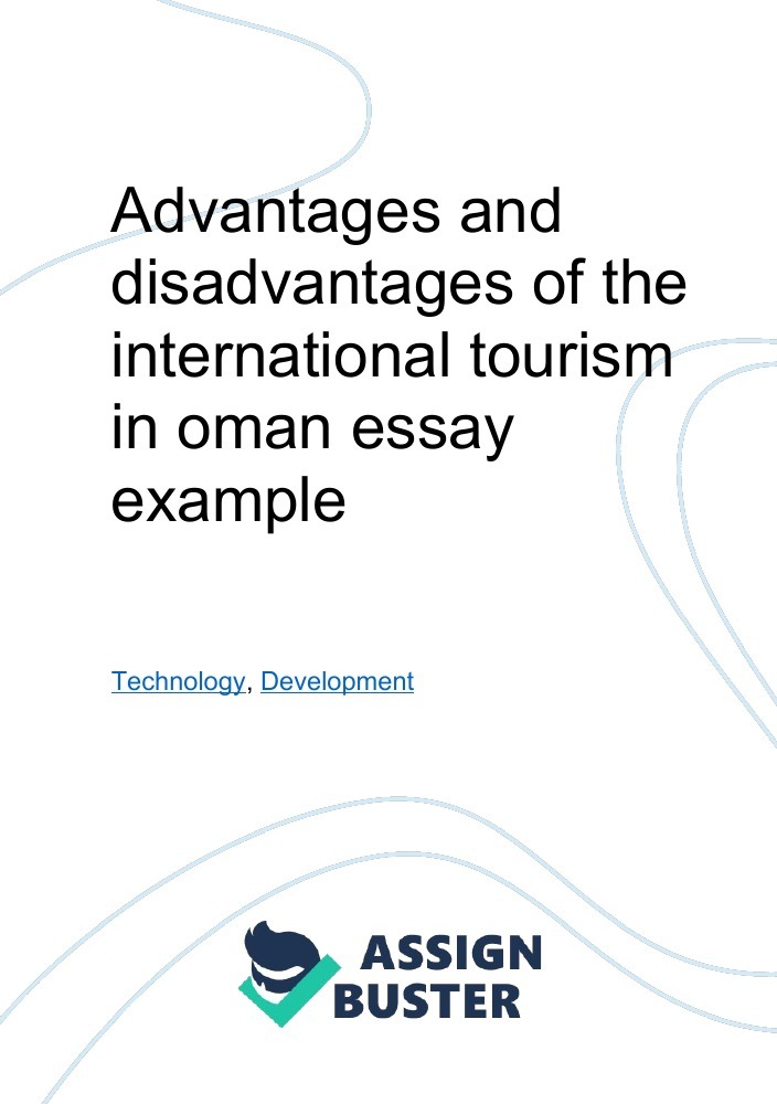 advantages and disadvantages of international tourism essay