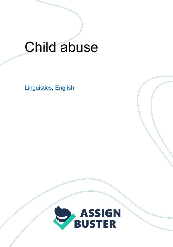 ways to prevent child abuse essay