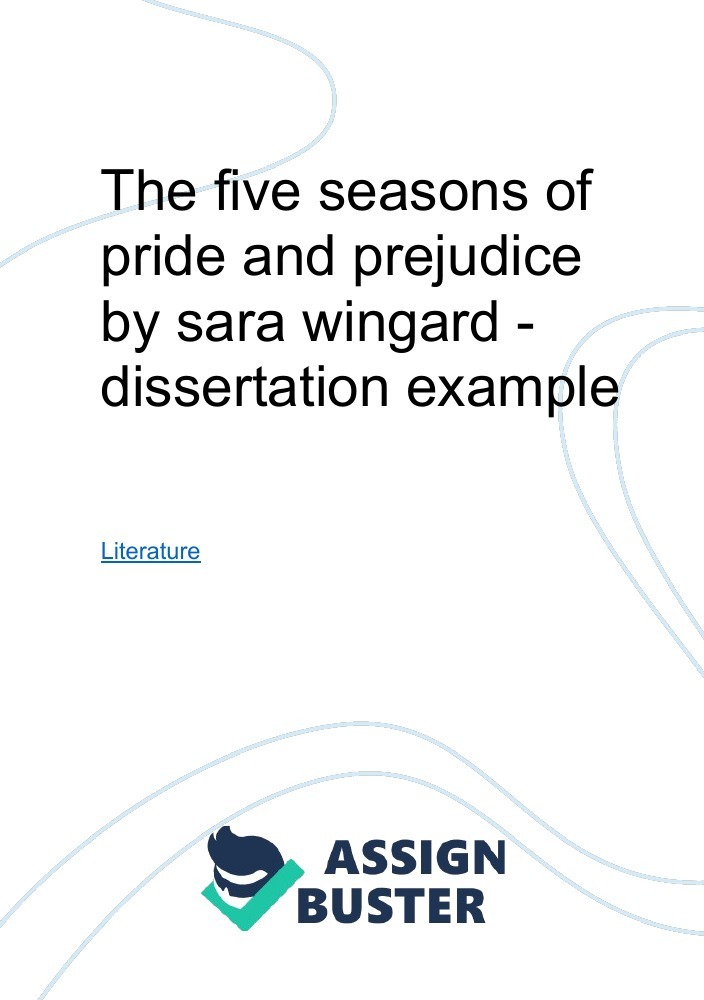 pride and prejudice dissertation topics