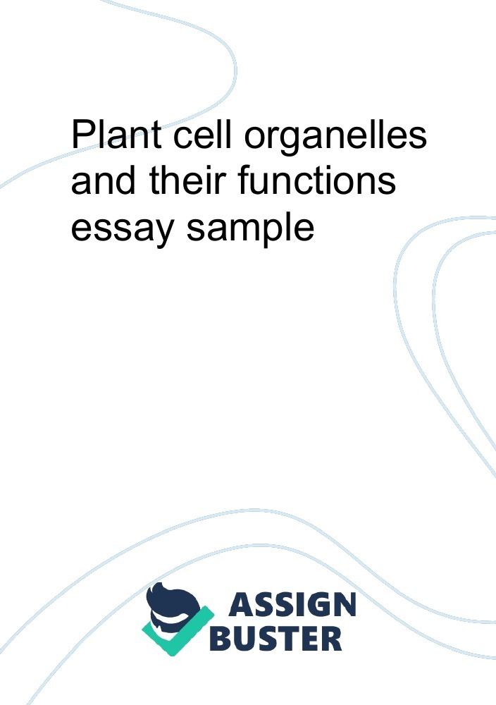 essay about plant cell