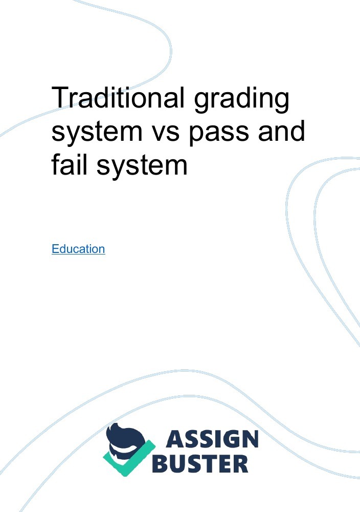 pass fail grading system essay