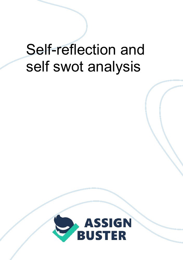 swot analysis reflection essay