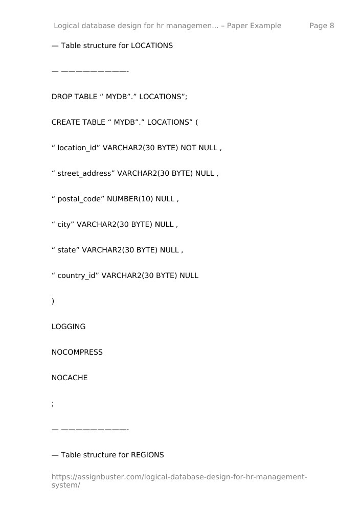 database management system essay