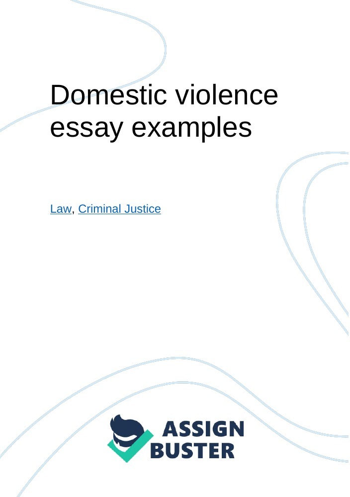 domestic violence conclusion essay