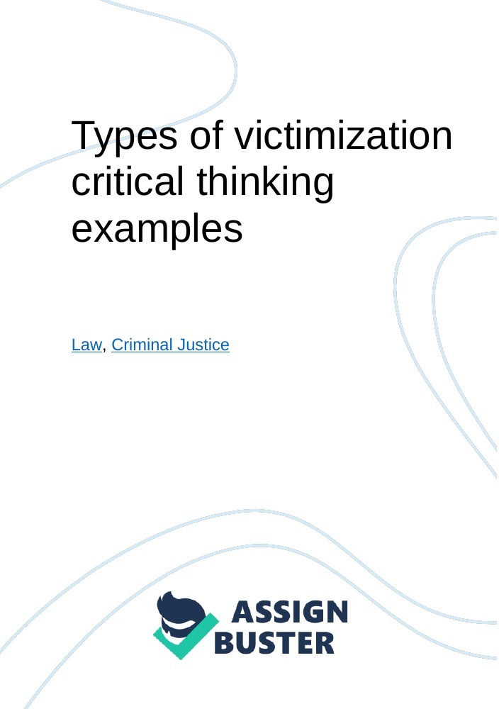 good essay titles for victimization