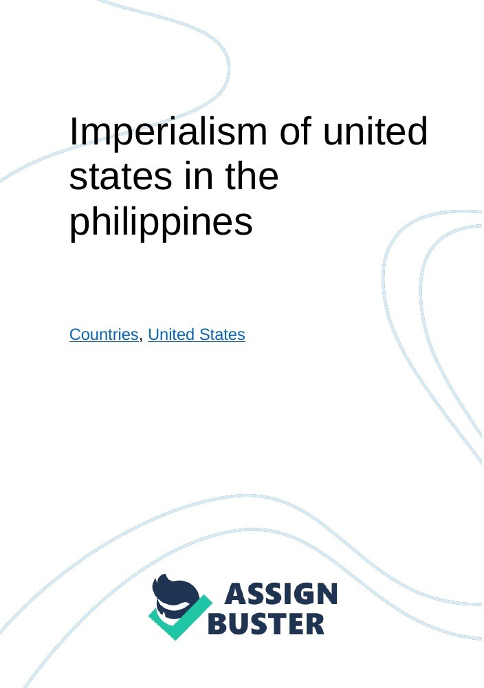 american imperialism in the philippines essay