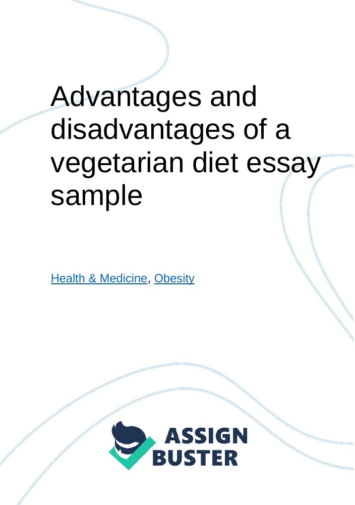 opinion essay about vegetarian diet