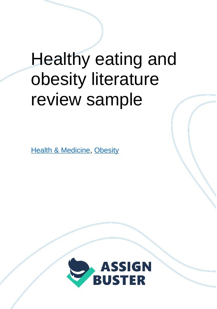 literature review topics for obesity