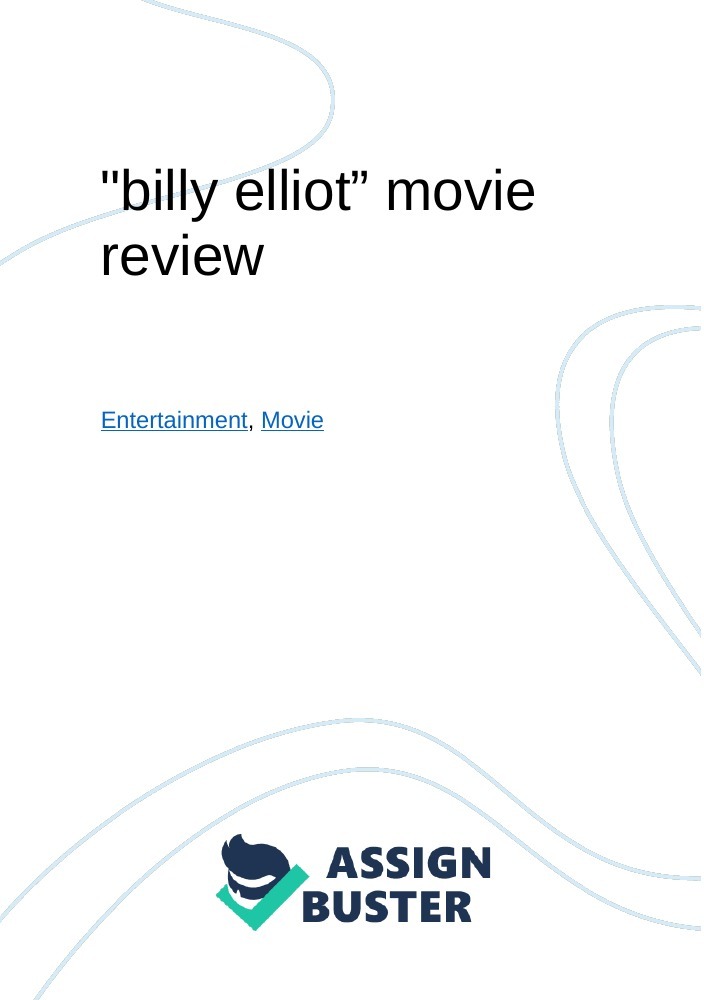 billy elliot film review essay