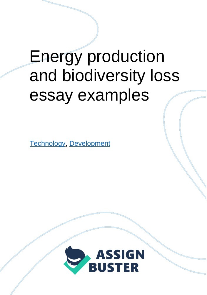 biodiversity and ecosystem loss essay