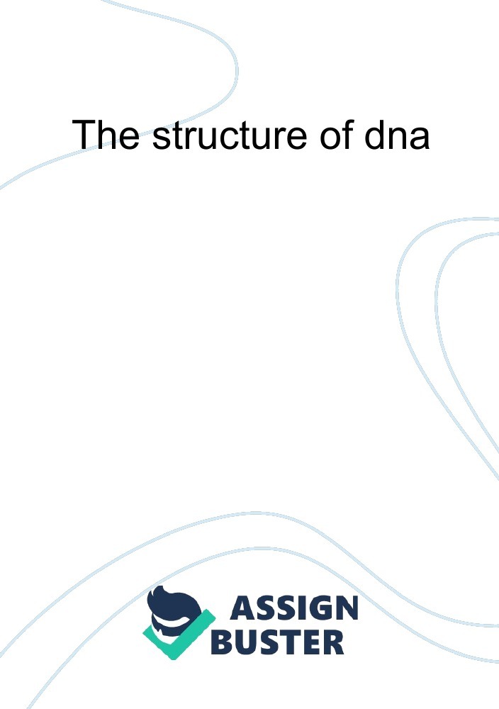 structure of dna essay