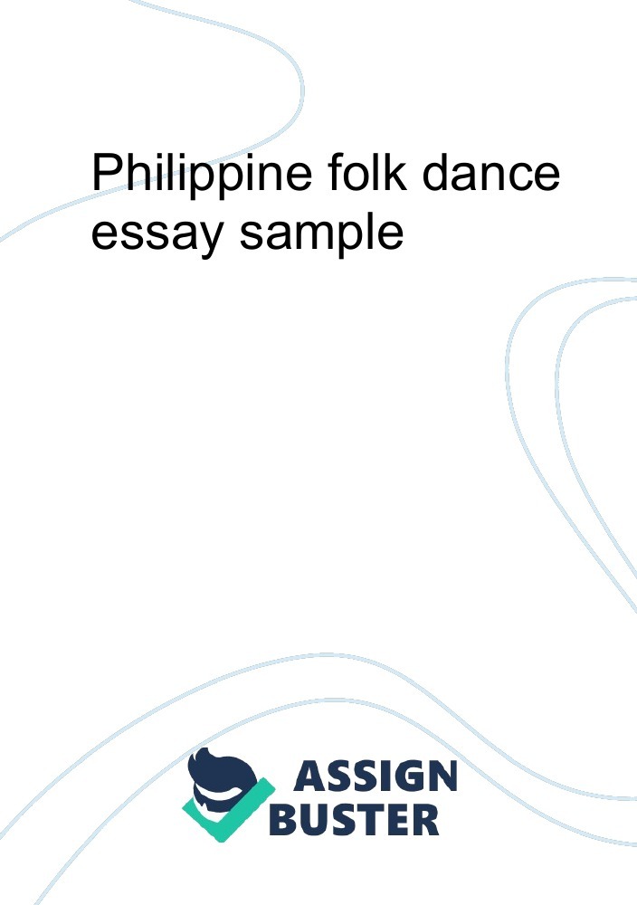 what is philippine folk dance essay