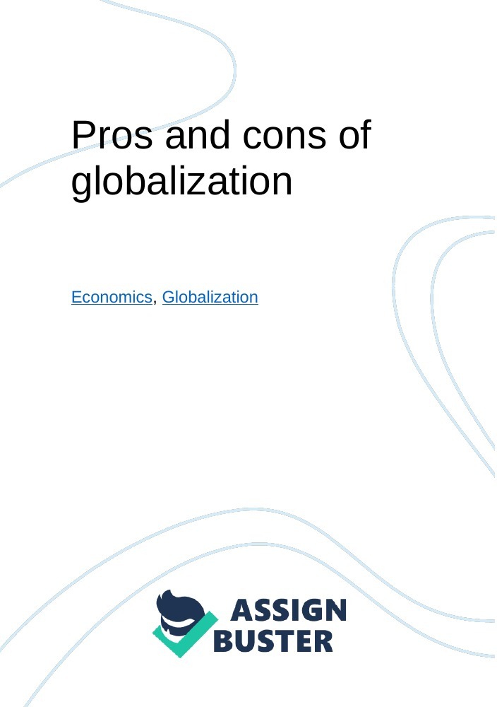 pros and cons of globalization essay outline css forum