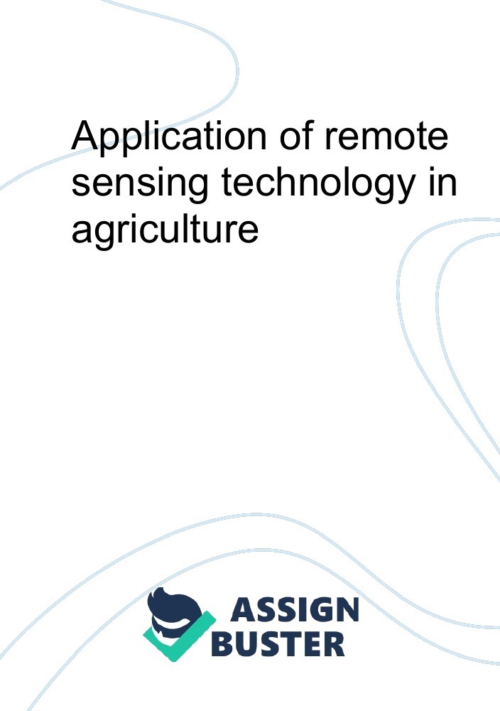 essay on remote sensing