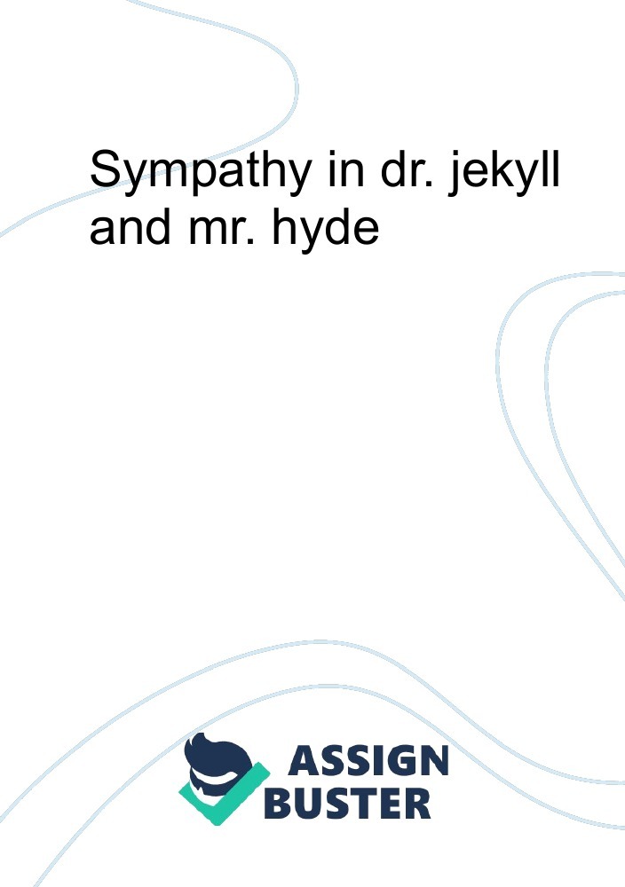 jekyll and hyde sympathy essay