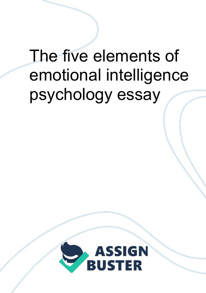 an essay on emotional intelligence