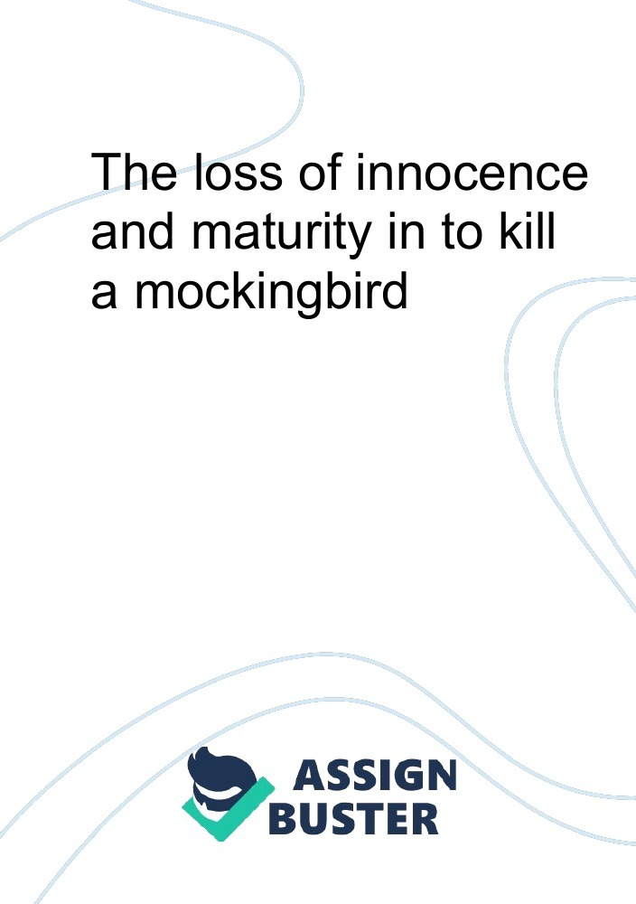 essay on innocence in to kill a mockingbird