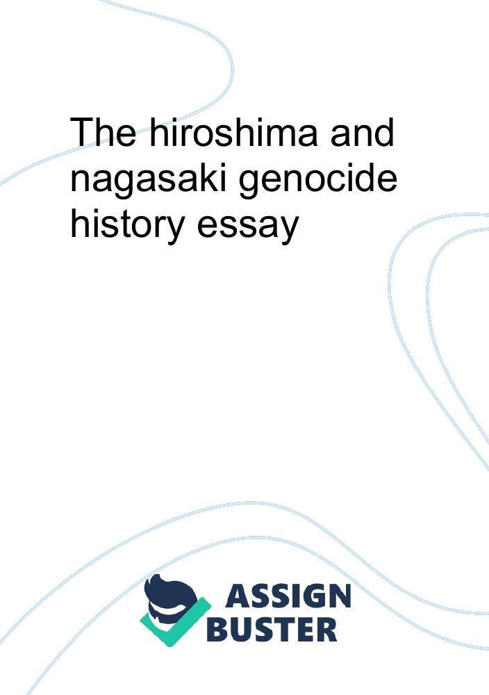 hiroshima human rights issue essay