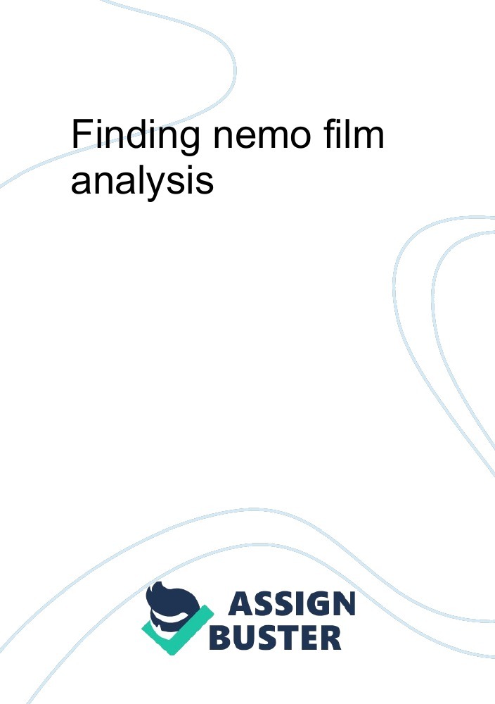 finding nemo analysis essay