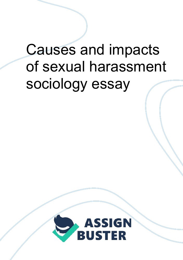 essay against sexual harassment