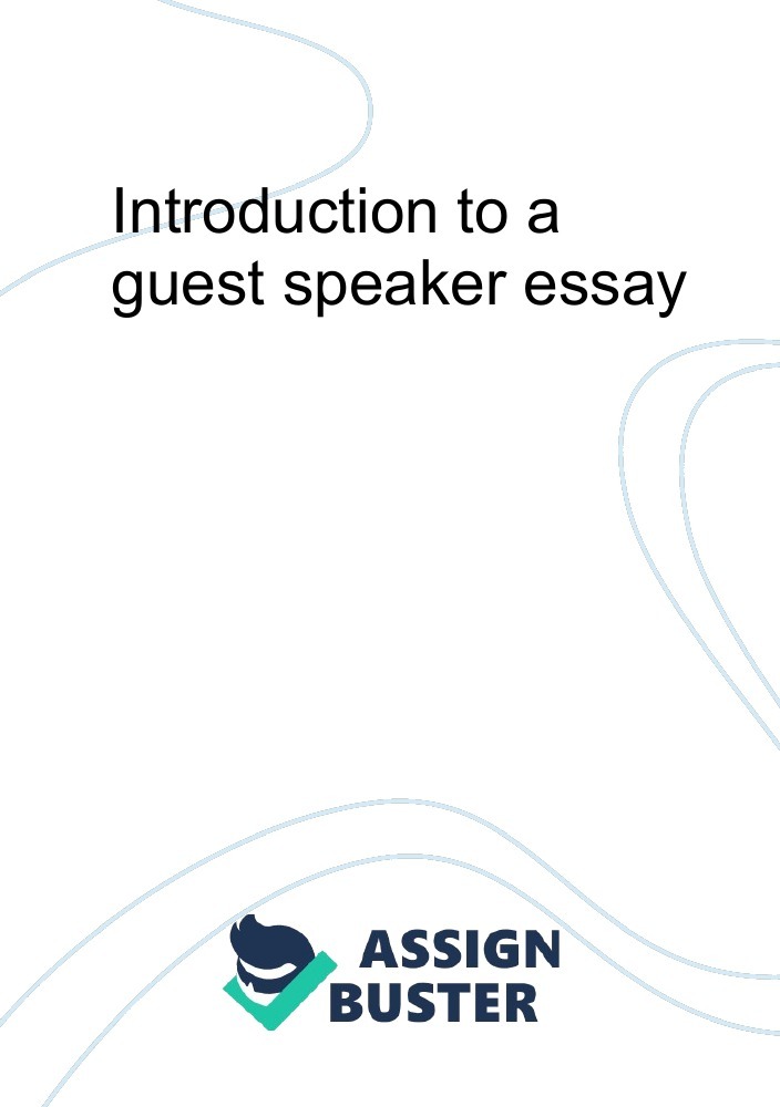 effective speaker essay