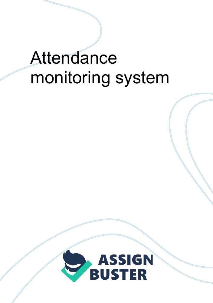 attendance monitoring system thesis chapter 2