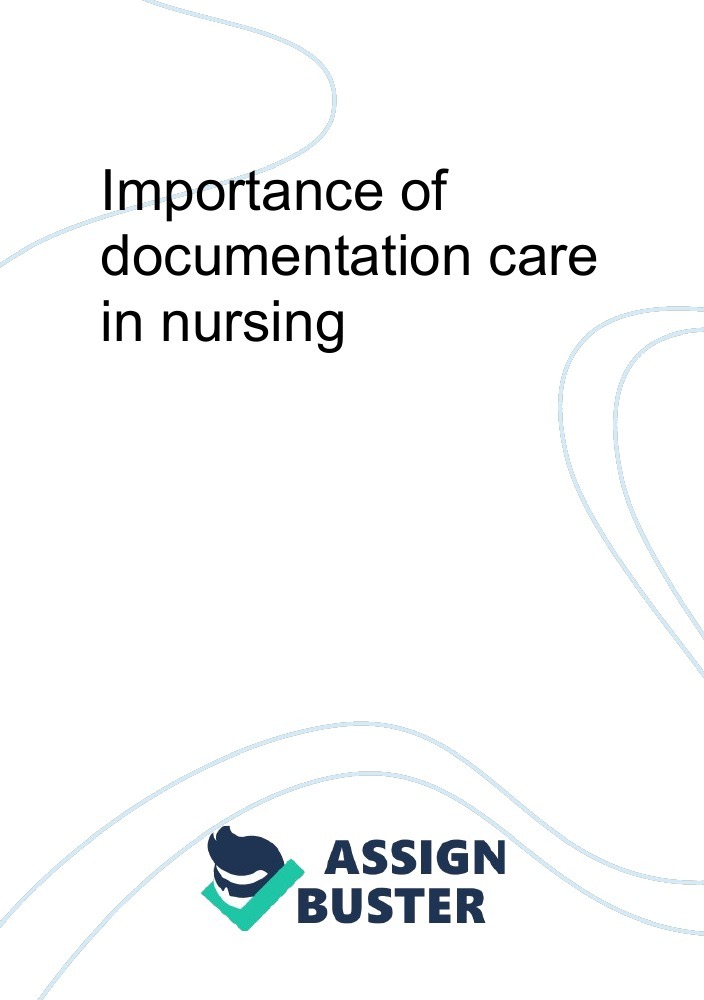 importance of nursing documentation essay