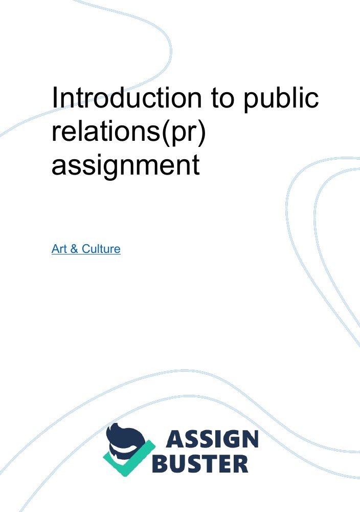 public relations dissertation