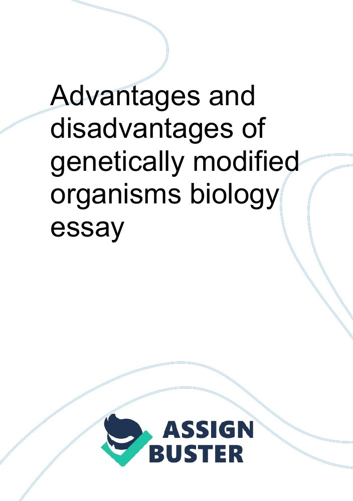 genetically modified organisms essay