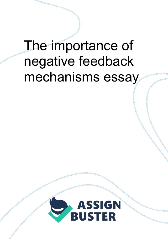 feedback mechanism essay