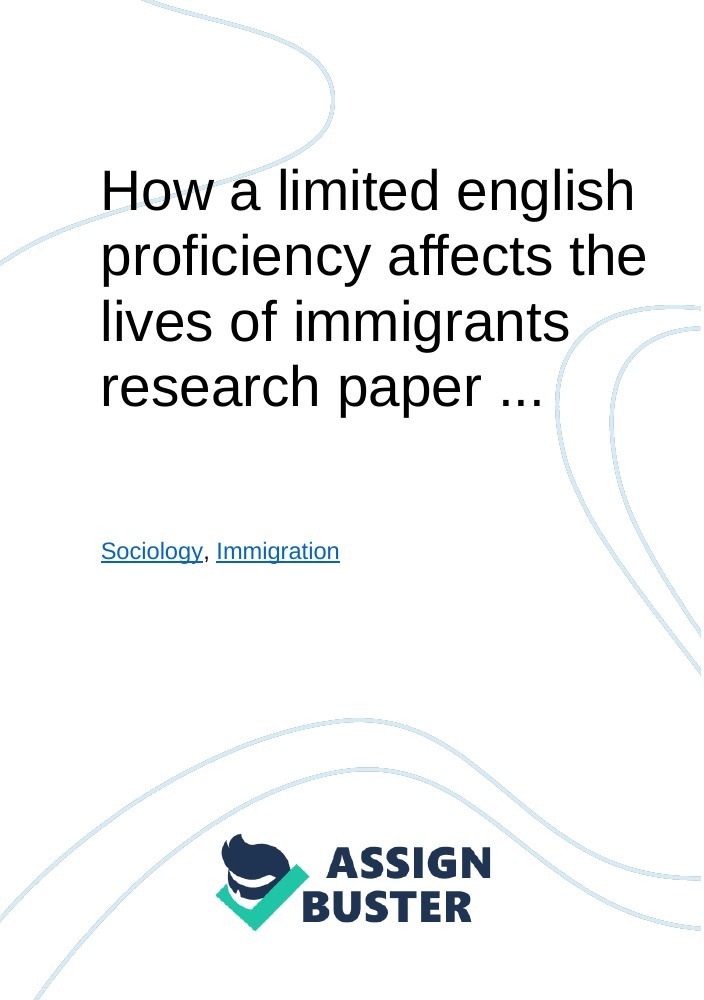 research paper immigrants